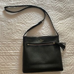 Kate Spade Leather Crossbody With Tassel